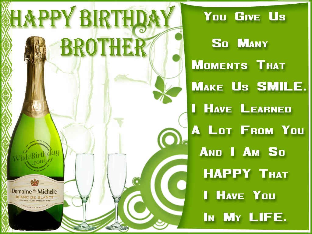 happy birthday brother wishes Quotes