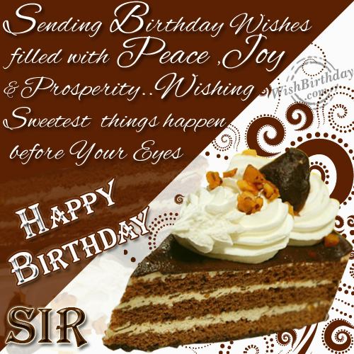 Birthday Wishes for Boss - Birthday Images, Pictures