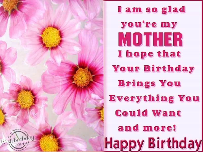 Birthday Wishes for Mother - Birthday Cards, Greetings