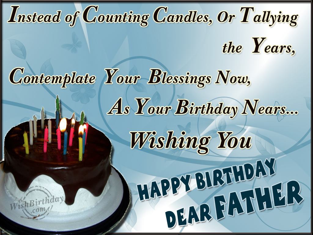 Happy Birthday My Dear Son. Happy Birthday Dad Message From Daughter ...