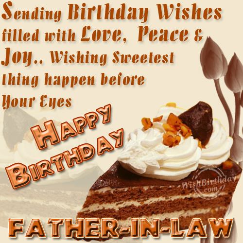 Birthday Wishes For Father In Law Birthday Images Pictures
