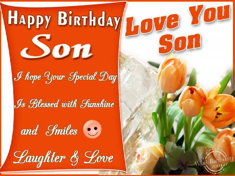 Birthday Wishes for Son - Birthday Images, Pictures