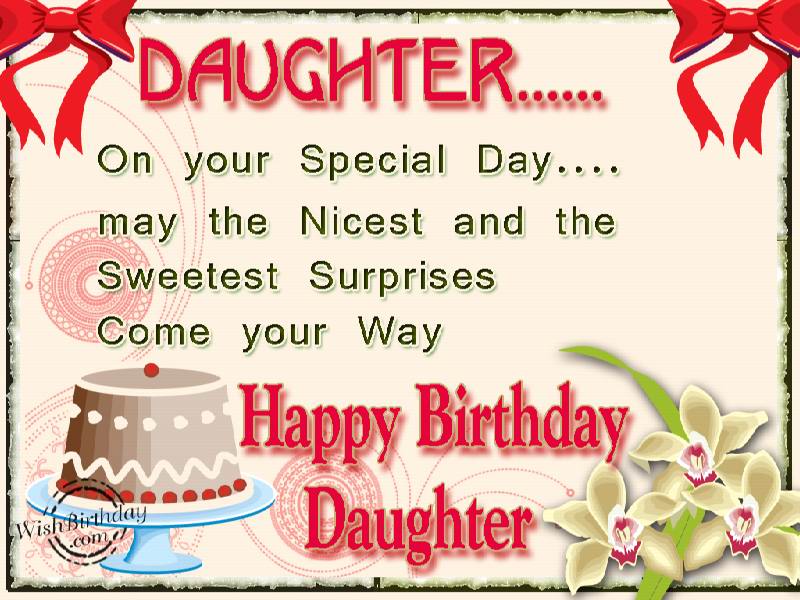 Birthday Wishes For Daughter - Birthday Images, Pictures