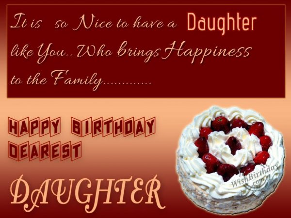 Wishing You Happy Birthday My Gorgeous Daughter