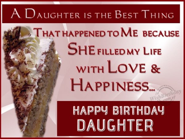 Have A Fantastic Birthday To My Loving Daughter