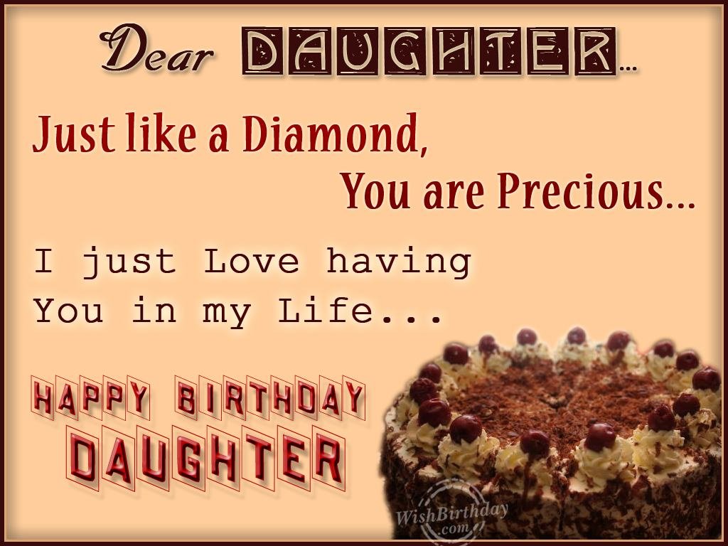 Special Birthday Wishes For My Precious Daughter - Birthday Wishes ...