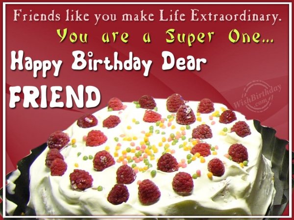 Happy Birthday To My Super Friend