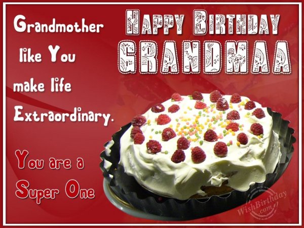 Happy Returns of The Day Dear Grandmaa