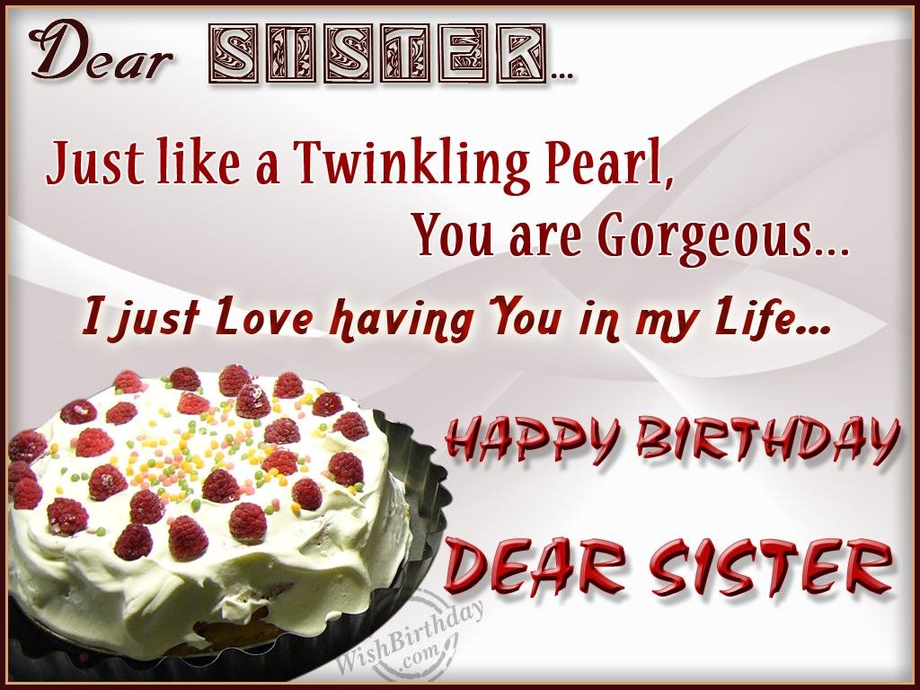 Have A Fantastic Birthday To My Precious Sister - Birthday Wishes ...