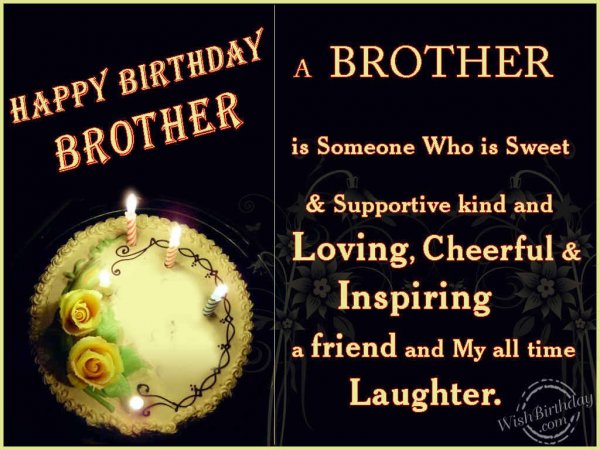 Happy Birthday Sweet Brother