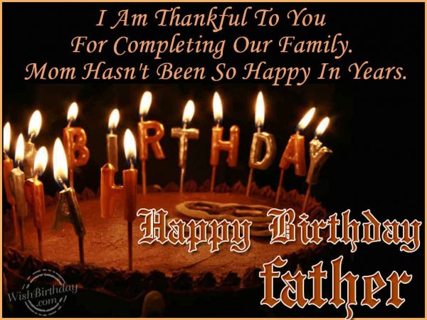 Happy Birthday Dear Father