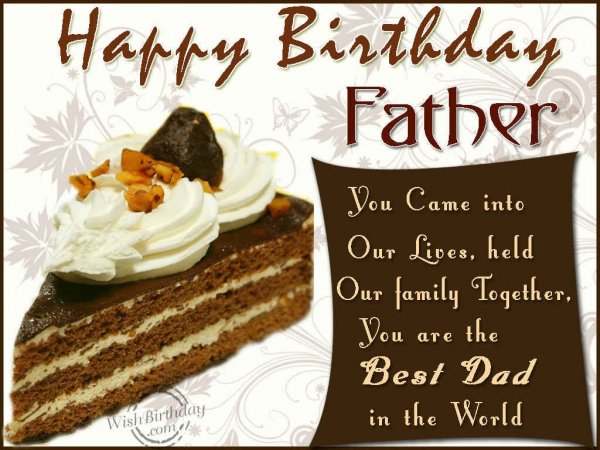Happy Birthday Dear Father