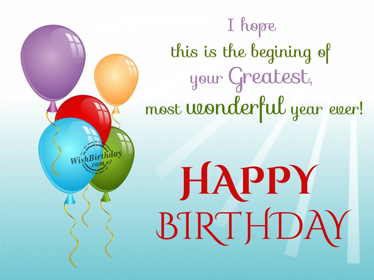 Birthday Wishes With Blessings - Birthday Images, Pictures