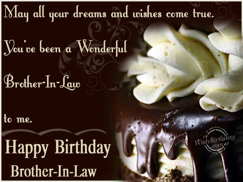 Wishing You A Very Happy Birthday Brother-In-Law - WishBirthday.com