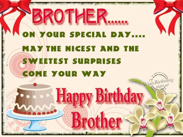 Happy Birthday Dear Brother