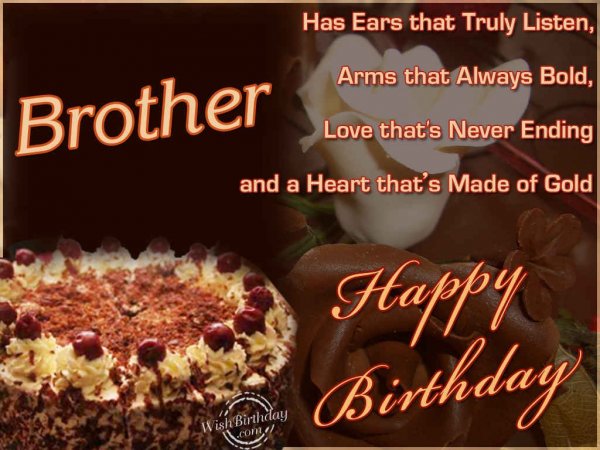 Happy Birthday Brother