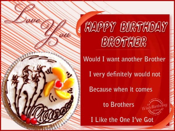 Happy Birthday Brother