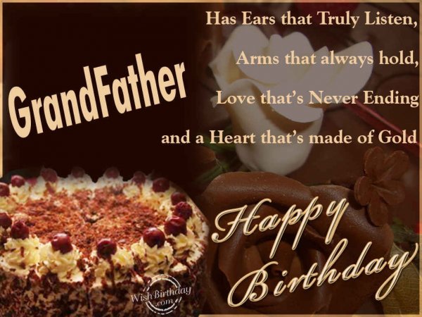 Happy Birthday Grandfather