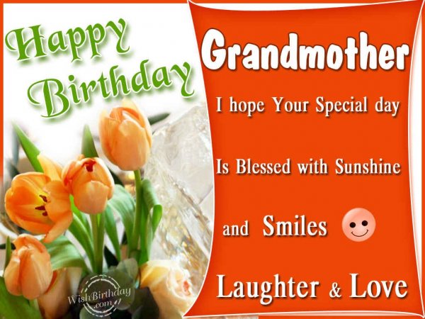 Happy Birthday Grandmother