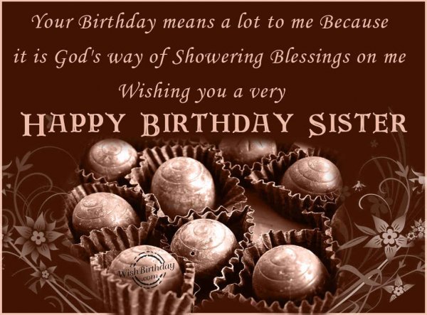 Wishing You A Very Happy Birthday Sister