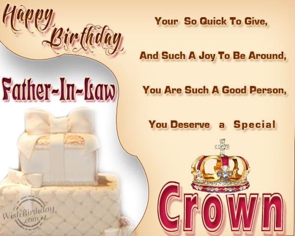 Father-in-law You Deserve A Special Crown