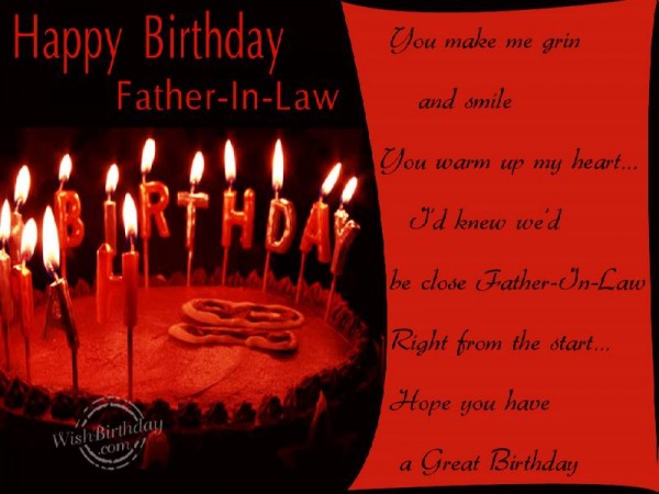 Happy Birthday To Father-in-law