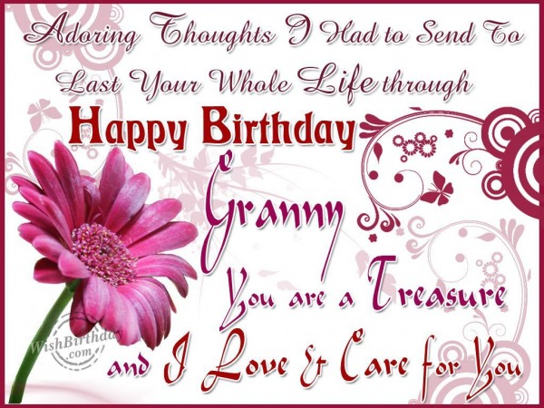 Happy Birthday Loving Grandma