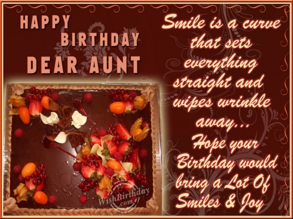 Many Happy Returns Of The Day Loveable  Aunt