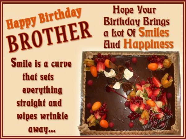 Happy Birthday My Wonderful Brother