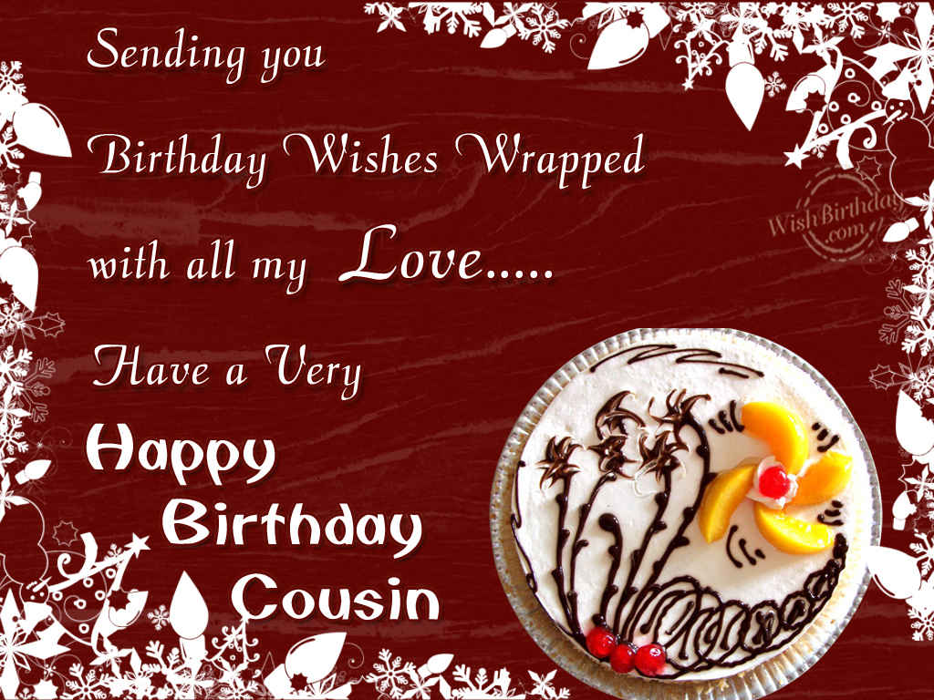 Birthday Wishes For Cousin - WishBirthday.com