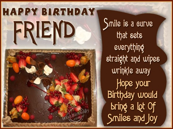 Wishing You Happy Birthday Loving Friend