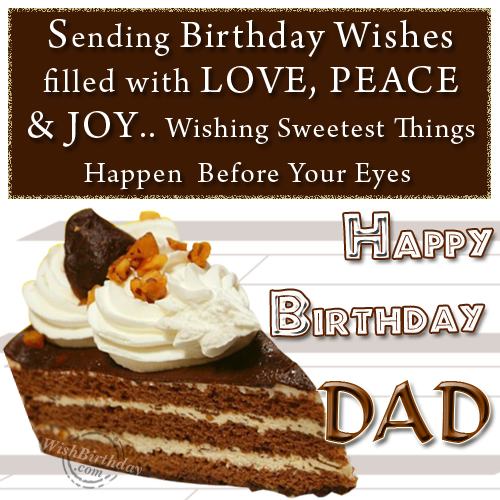 Wishing You Happy Birhday Dear Dad