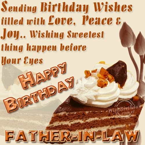 Happy Birthday Dear Father-in-law