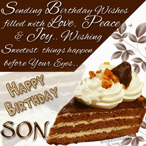 Happy Returns Of The Day My Son