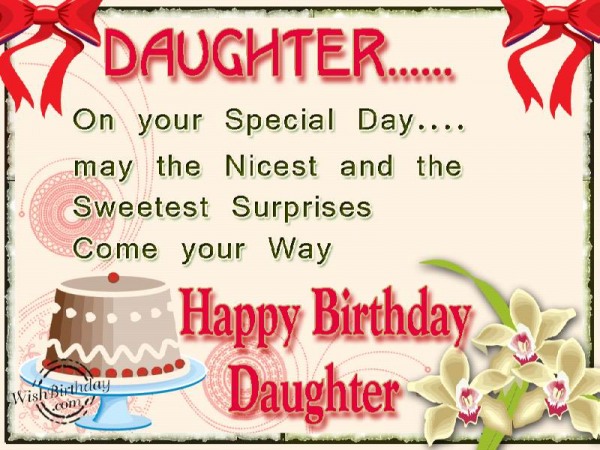Happy Birthday Sweet Daughter