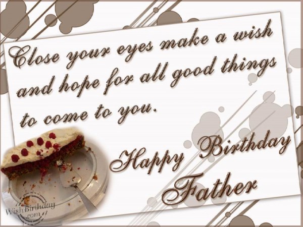 Happy Birthday Dear Dad