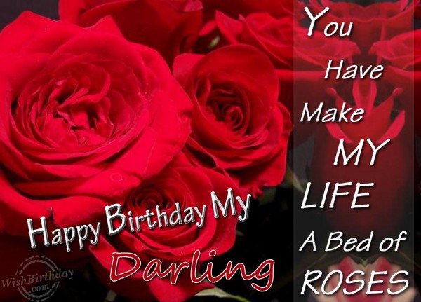 Wishing Happy Birthday My Darling