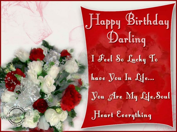Happy Birthday Darling