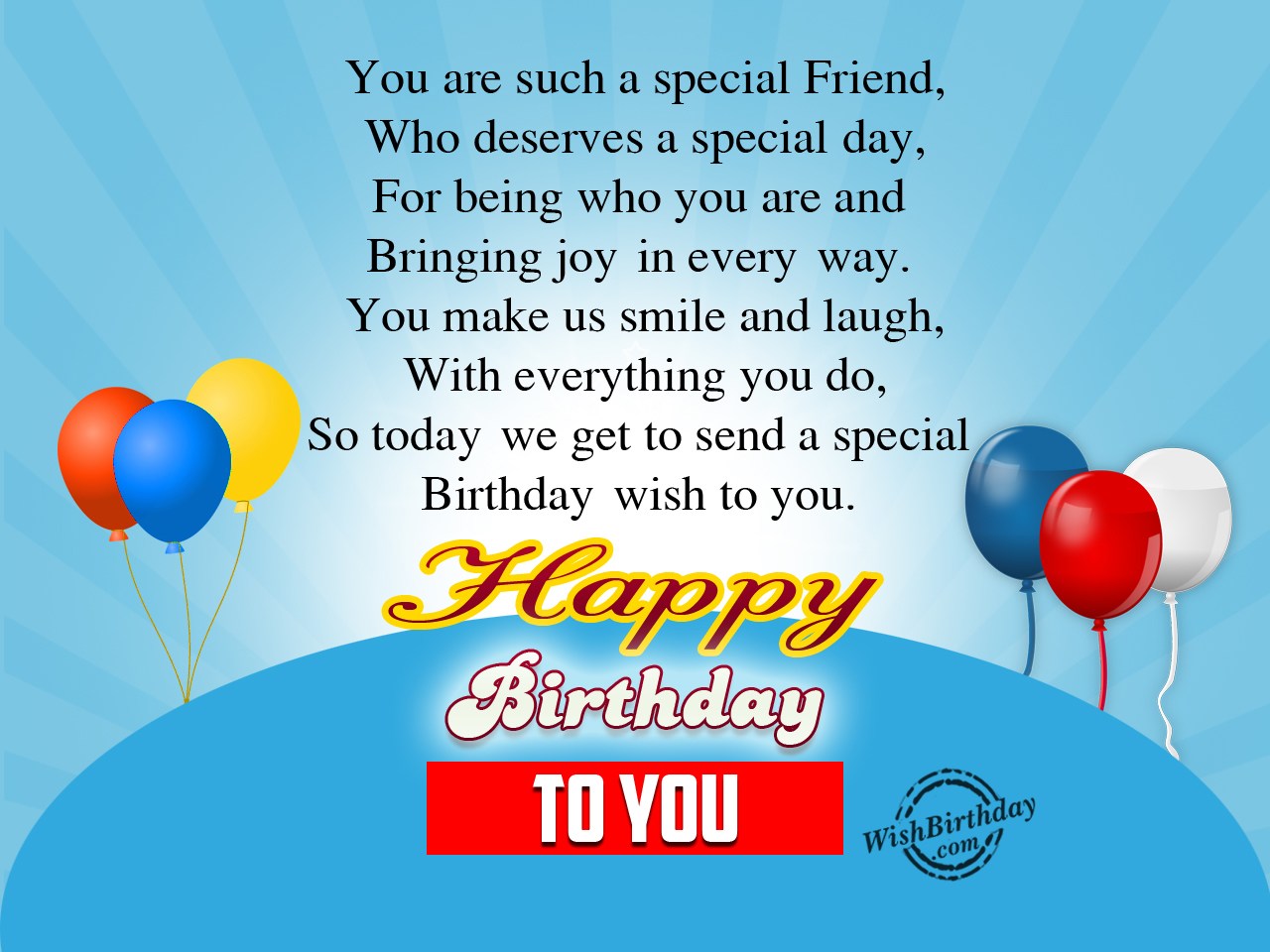 Birthday Wishes for Best Friend - Birthday Images, Pictures