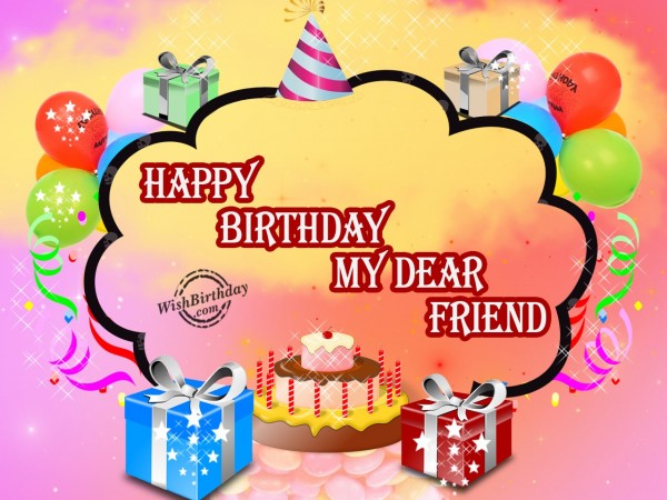 Wishing happy Birthday To My Sweet Friend