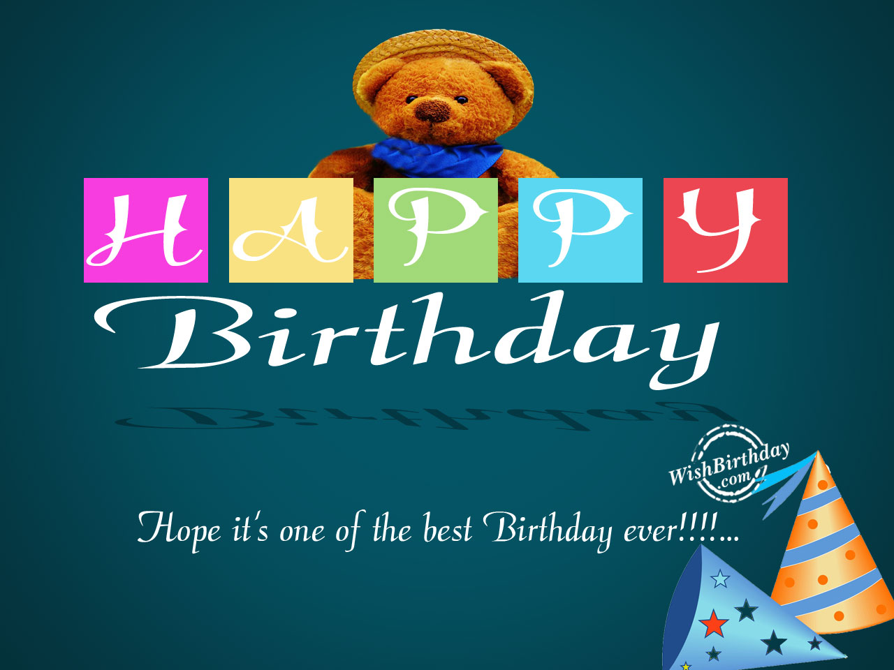 Birthday Wishes With Teddy Bear - Birthday Wishes, Happy Birthday Pictures