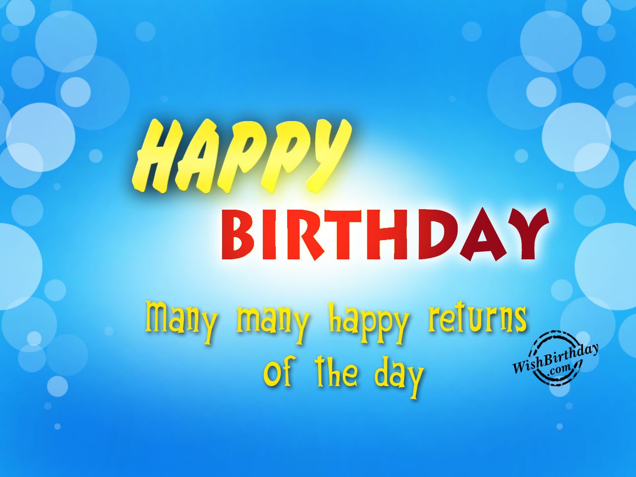 Many Many happy returns of the day - Birthday Wishes, Happy ...