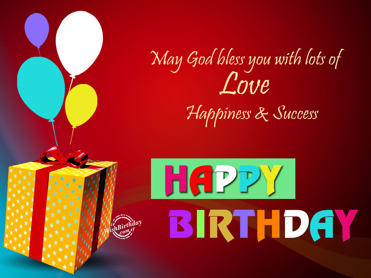 May God Bless You Happy Birthday Wishbirthday Com