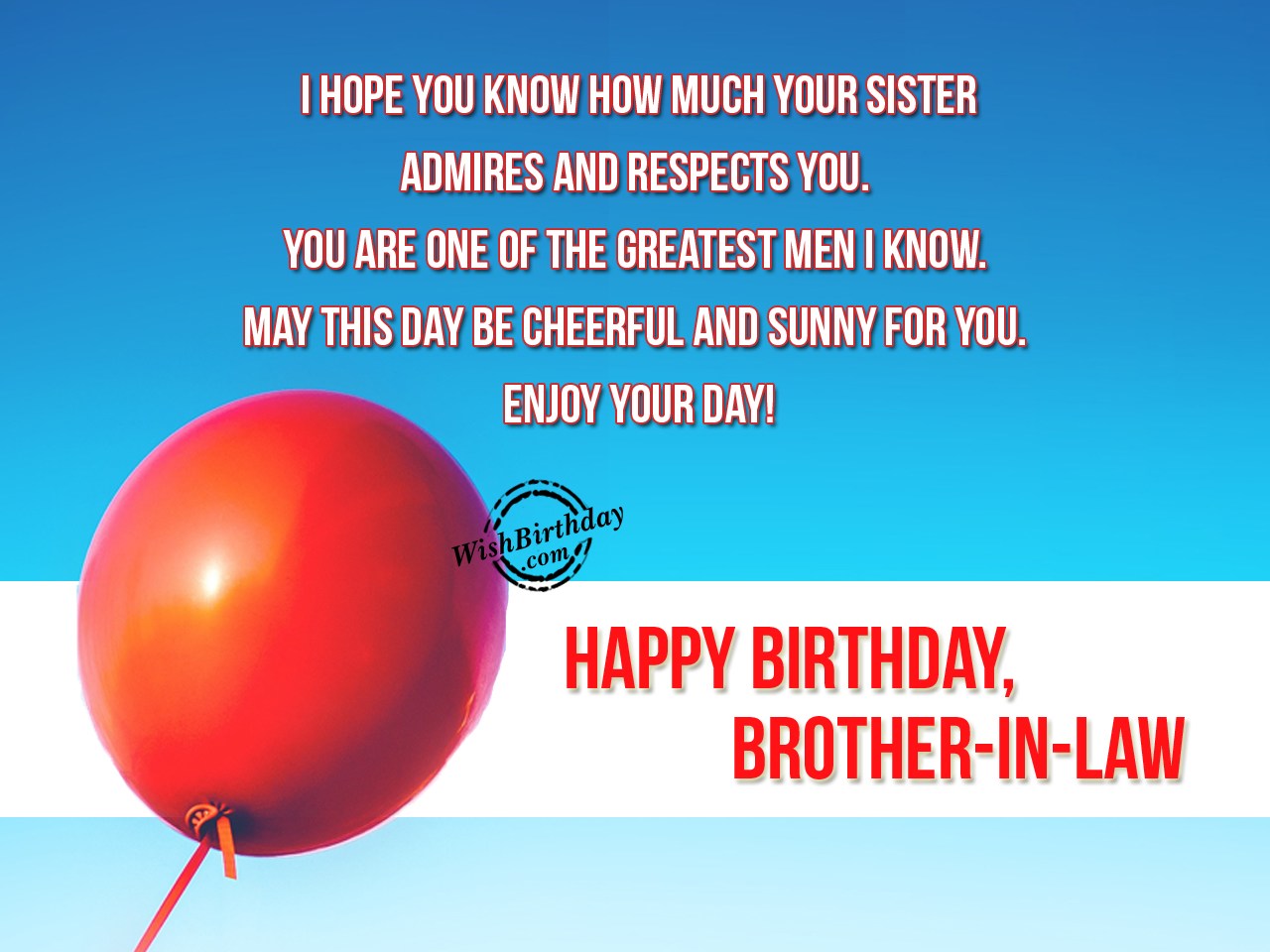 Birthday Wishes For Brother In Law - Birthday Wishes, Happy ...
