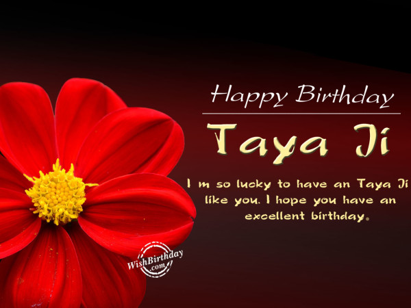 Happy Birthday dear taya