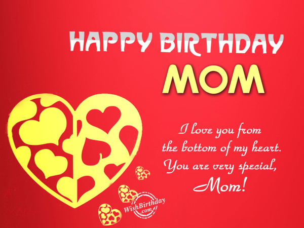 I Love You MOm, Happy Birthday