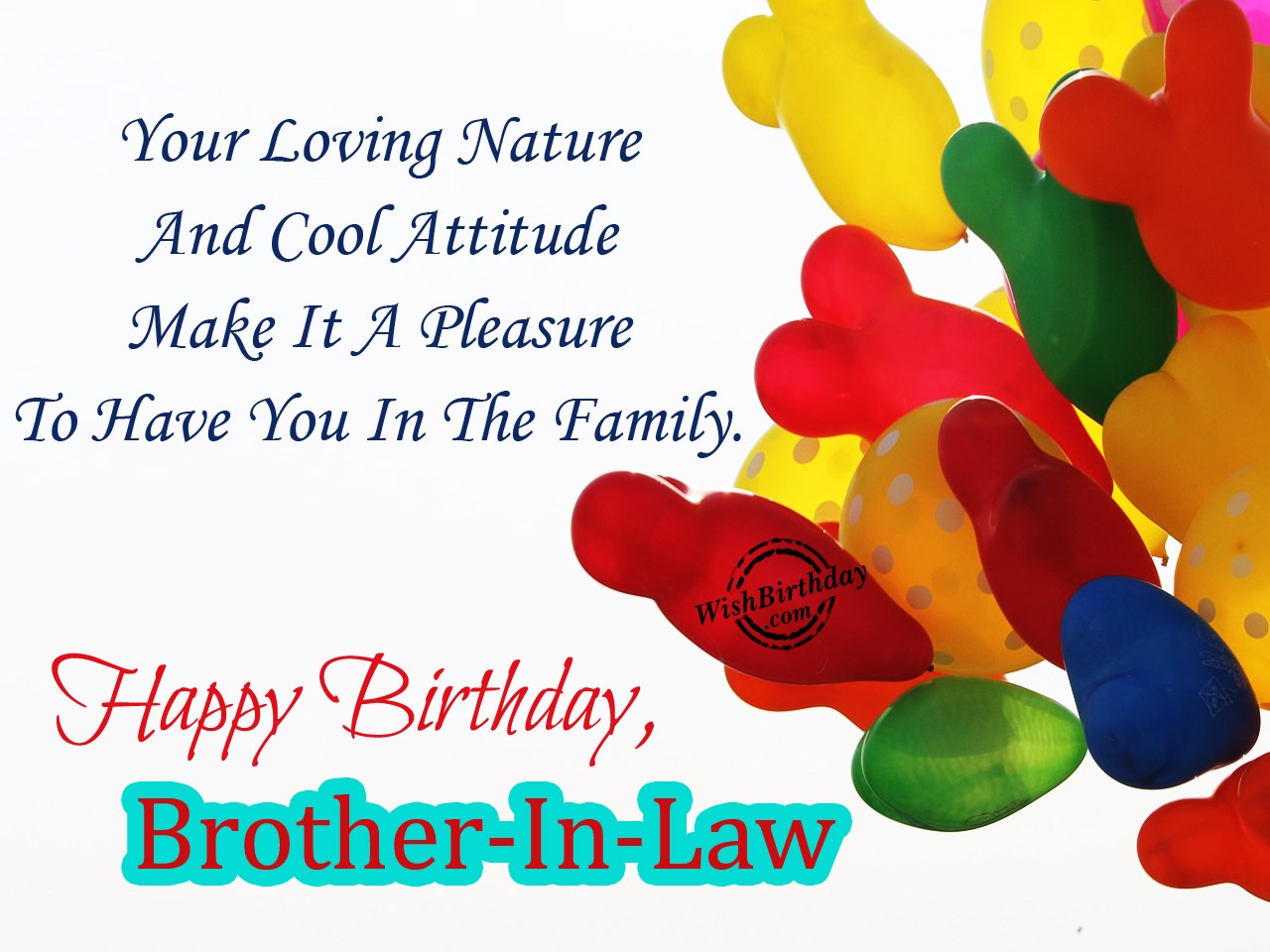 You Are My Brother-Happy Birthday Brother-In-law - Birthday Wishes ...