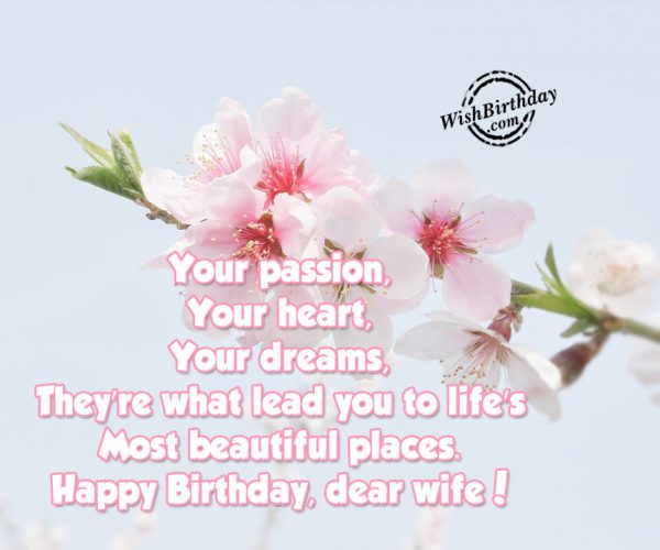 Happy Birthday Dear Wife