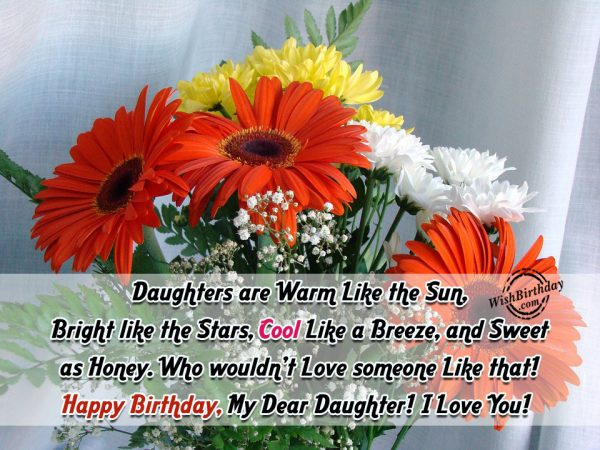 Happy Birthday My Dear Daughter