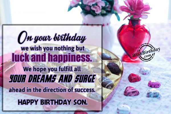 Happy Birthday Son-WB04